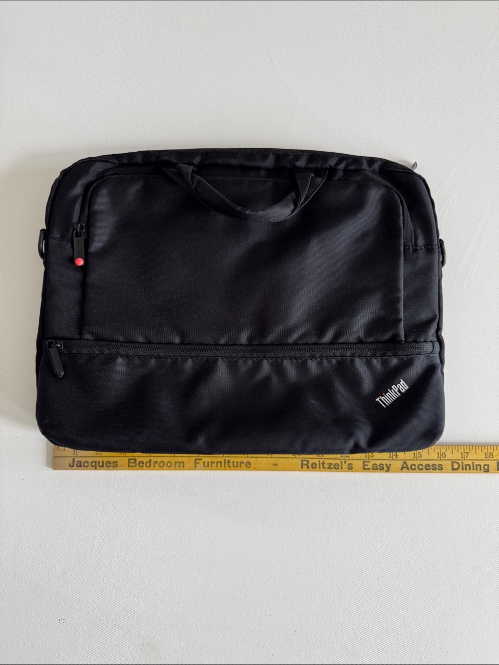 Black Laptop Briefcase with Front Organizer